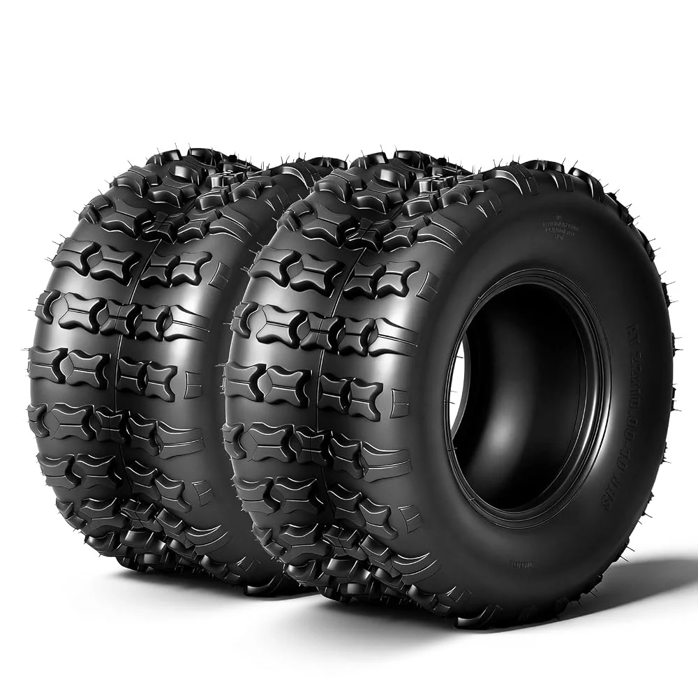 Set of 2 22x10-10 ATV/UTV Tires, 22x10x10 All-Terrain Tires
