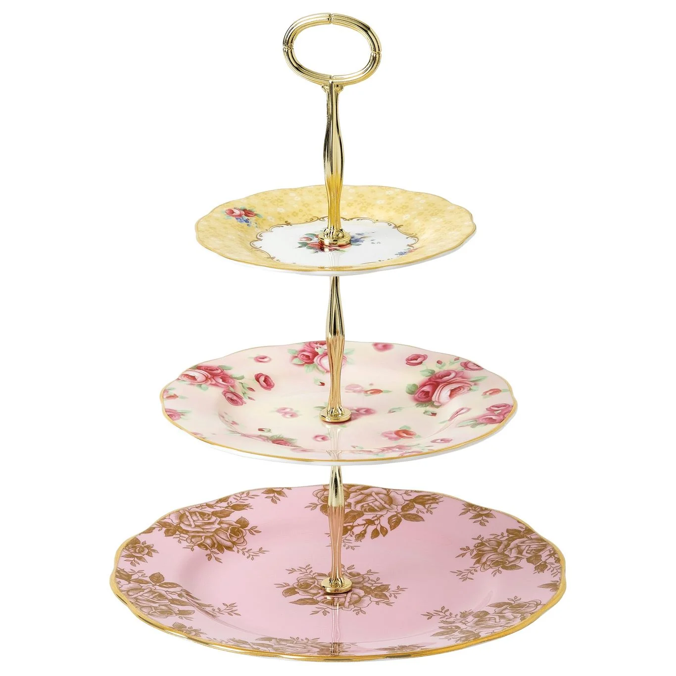 Royal Albert 100 Years of Royal Albert 3-Tier Cake Stand 