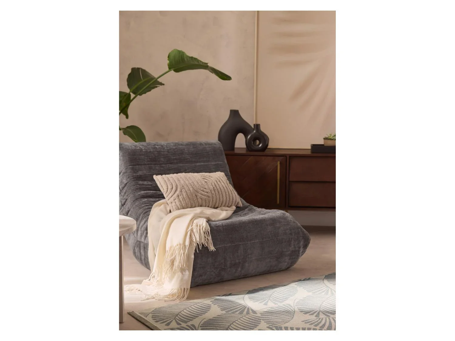 Pouf lounge d'intrieur