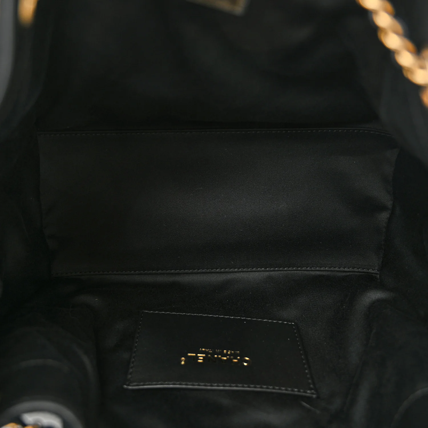 Suede Quilted Small Chanel 25 Handbag Black