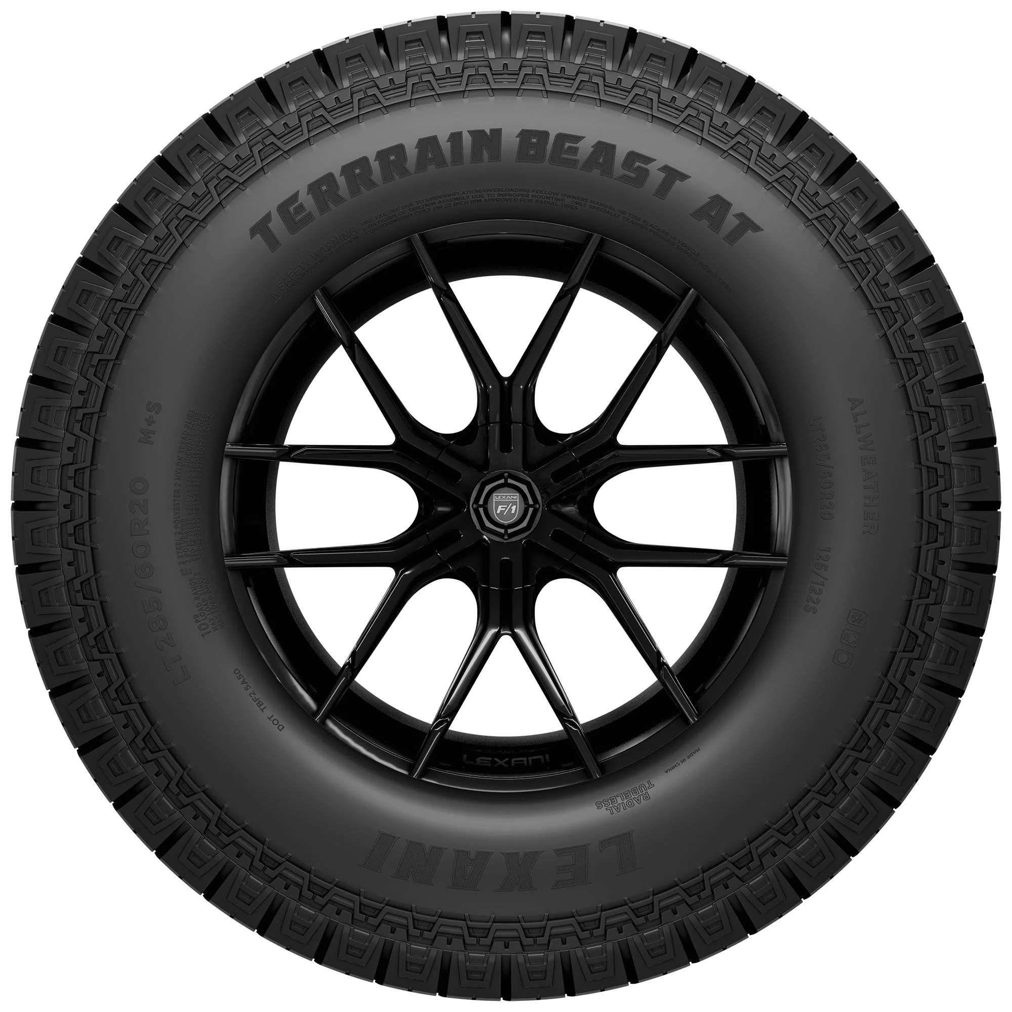Terrain Beast AT All Terrain 215/75R15 100T Light Truck Tire(Single) - Image 3