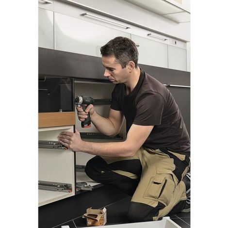 Metabo – Perceuse-visseuse sans fil 10.8V 2x2Ah – 600080500 – Moteur Brushless – Couple 34Nm pour perçage bois et métal – Coffret avec chargeur LC 40 — vue 4