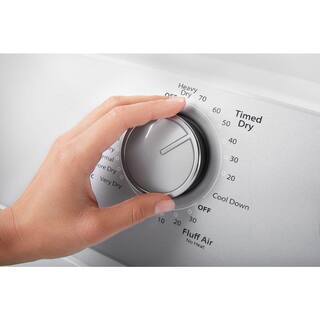 7.0 cu. ft. Electric Dryer. AutoDryTM System. Wrinkle ShieldTM. White