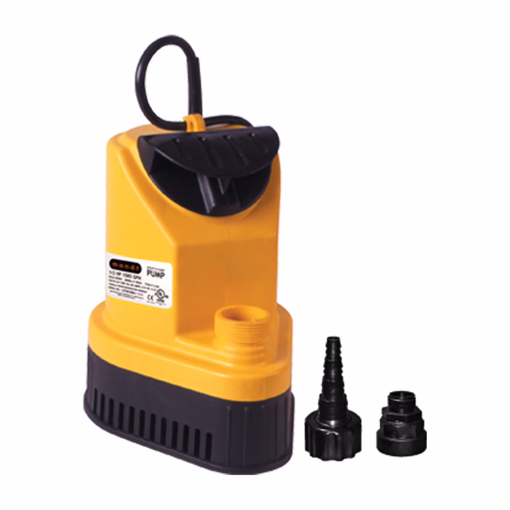 Mondi MONDIPUMP 1585X Gold Series Utility and Sump Pump with 2 Hose Fittings Mondi MONDIPUMP 1585X Gold Series Utility and Sump Pump with 2 Hose Fittings