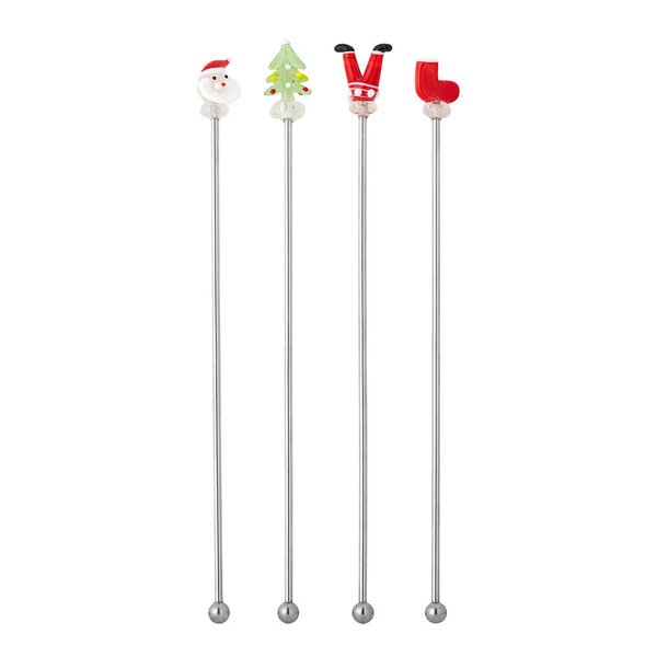 Misa cocktailpinner 12 cm 4 stk julemotiv