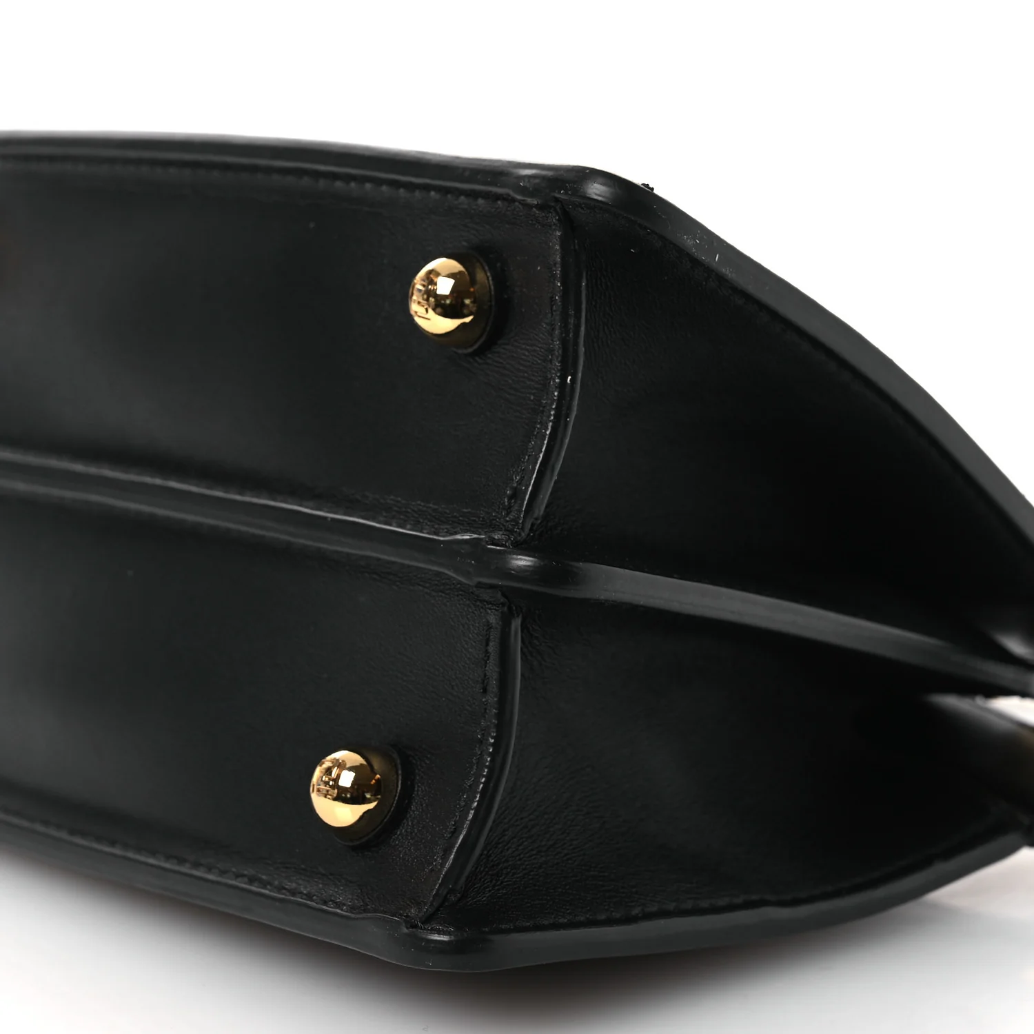 Shiny Nappa Petite Peekaboo I SEE U Satchel Black
