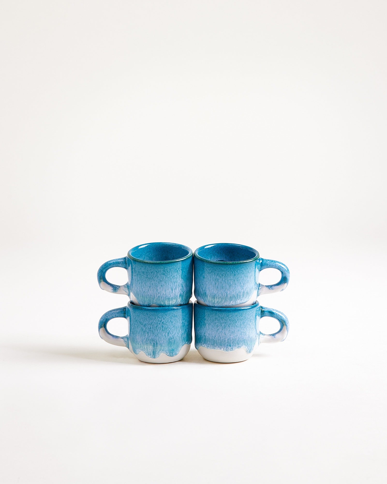 COIMBRA - ESPRESSO MUG TURQUOISE SET OF 4