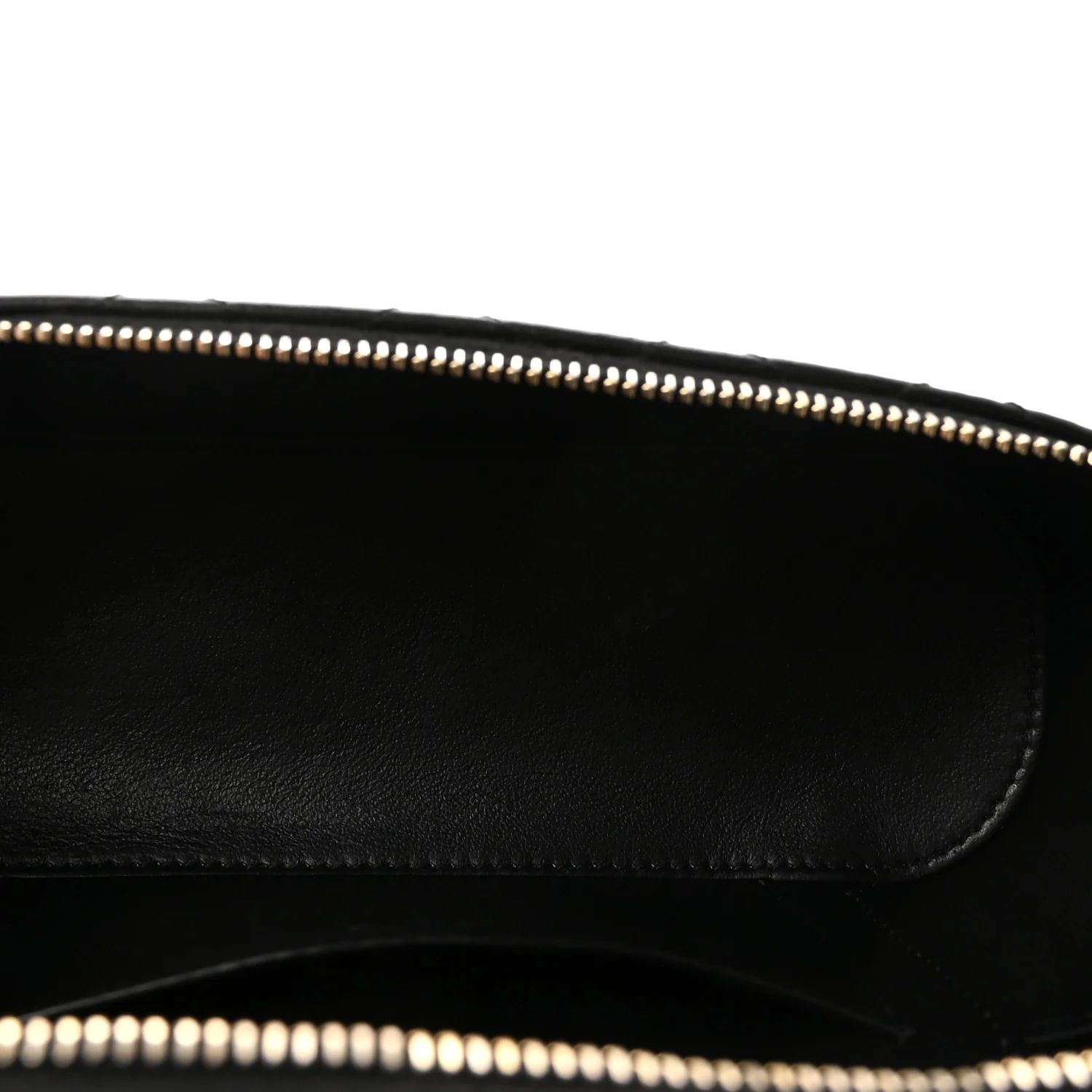 Lambskin Quilted Mini Gaby Vanity Case Black