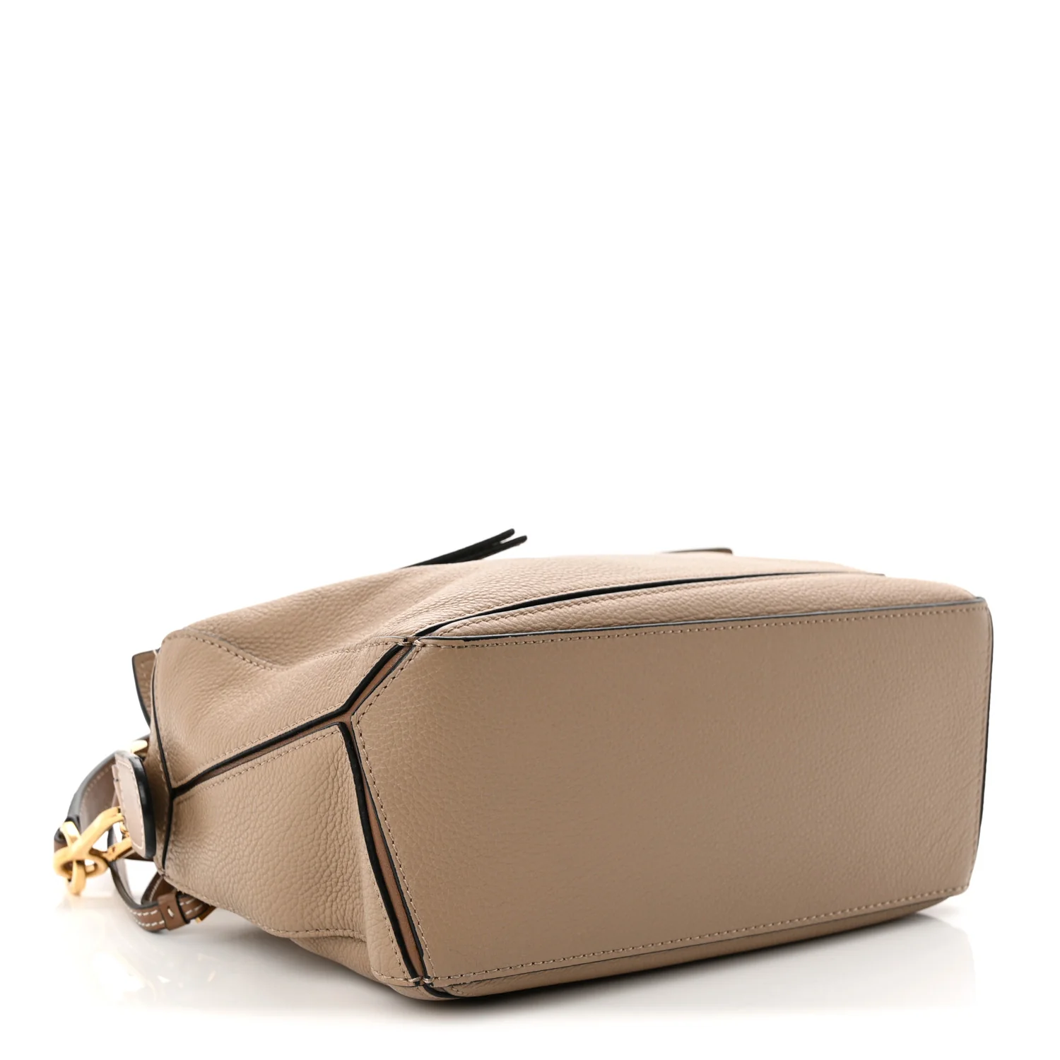 Grained Calfskin Small Puzzle Bag Sand Mink