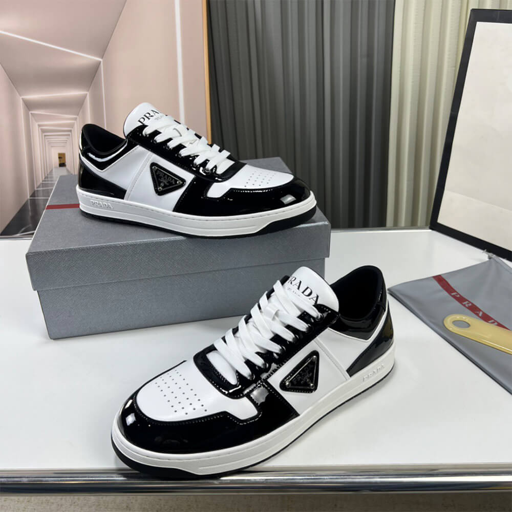 Prada Downtown nappa leather sneakers
