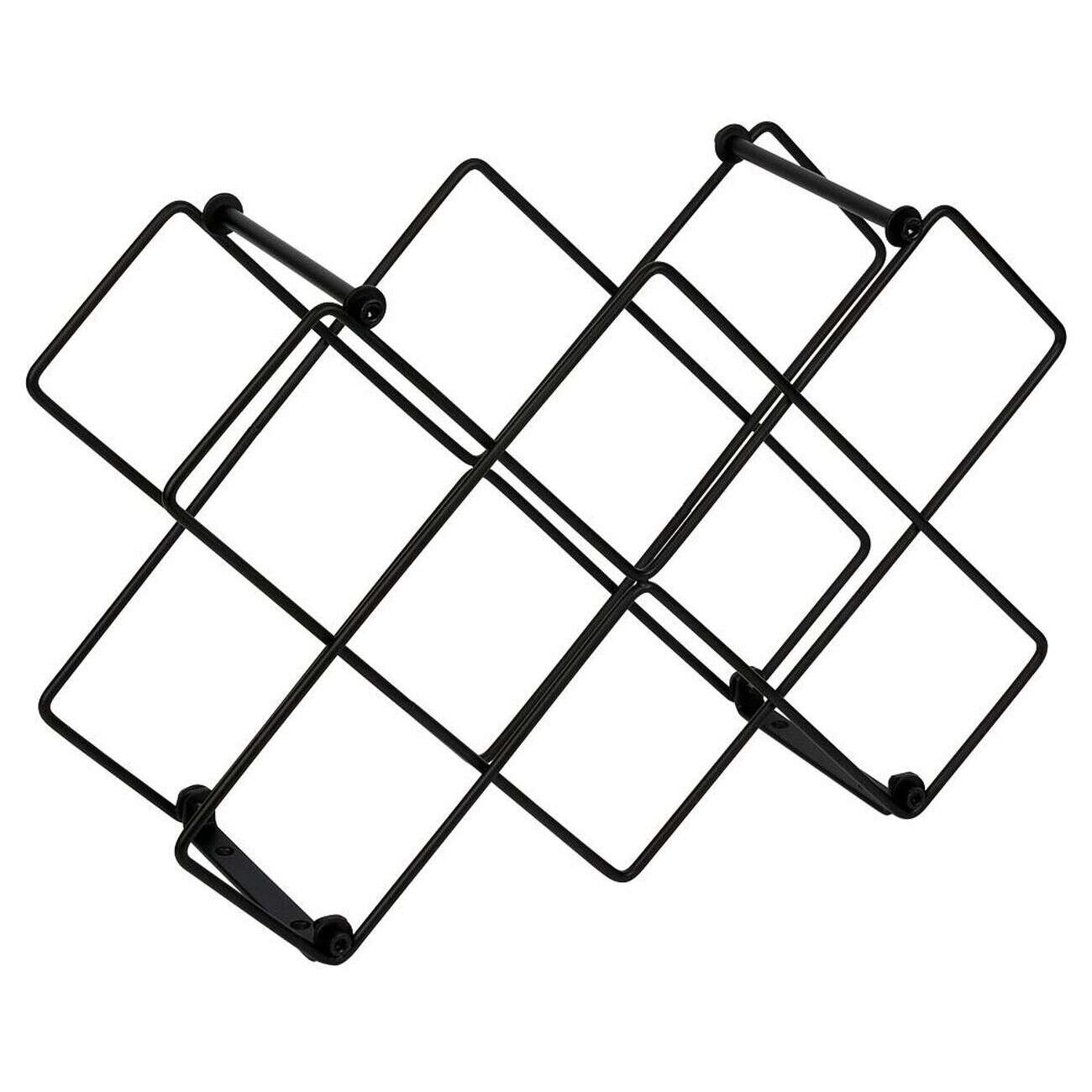 Range bouteille en fer 42x14x28 cm