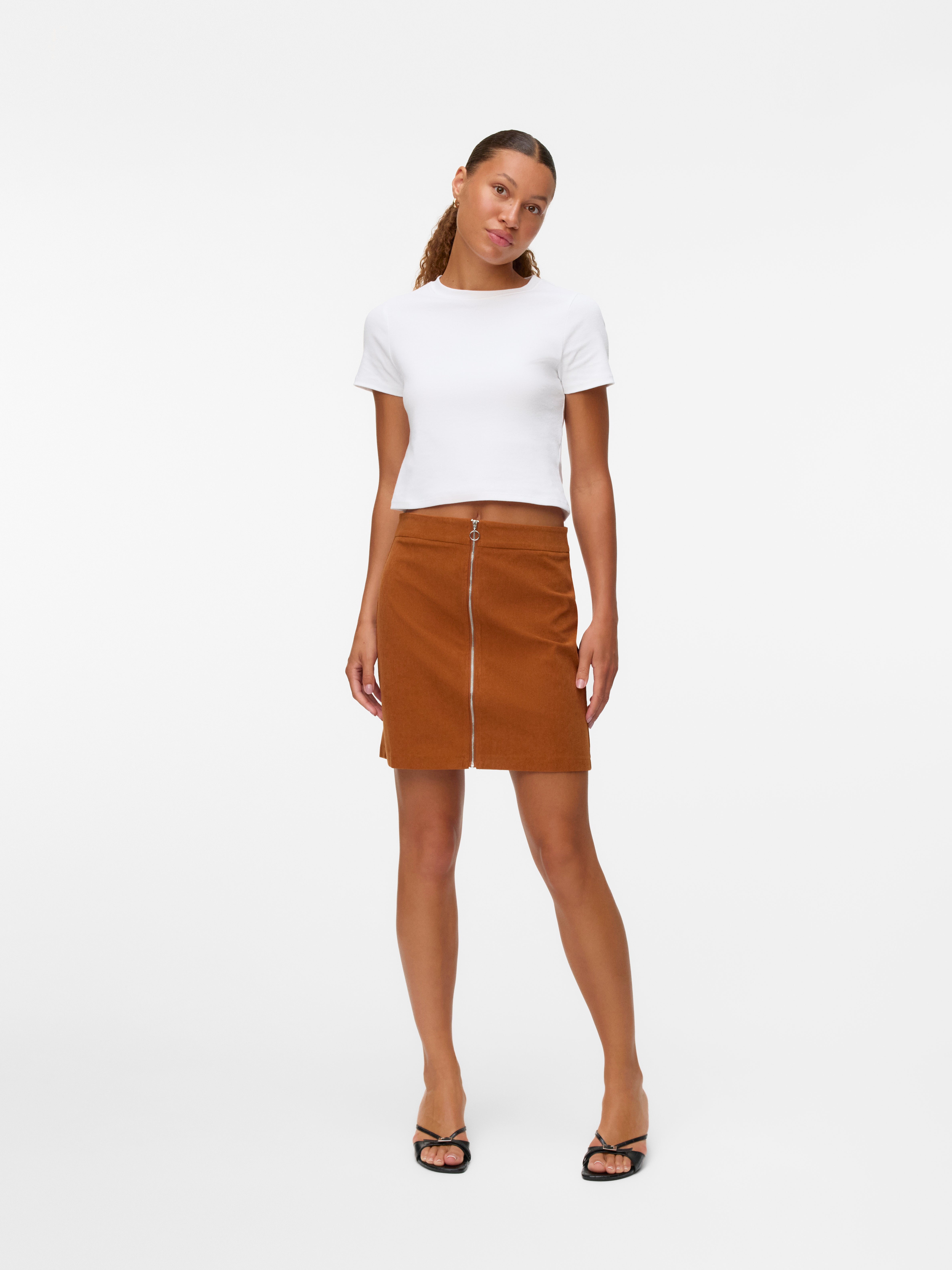 VERO MODA® VMVIENNA High waist Corduroy Midi skirt