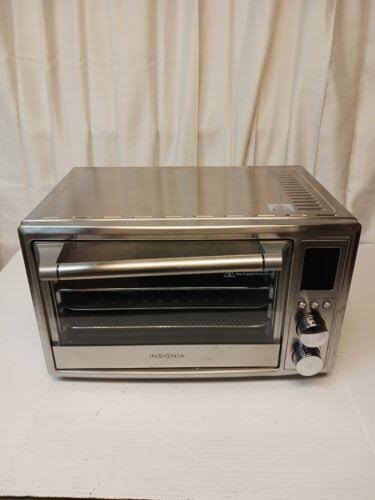 Insignia - 6-Slice Toaster Oven Air Fryer - Stainless