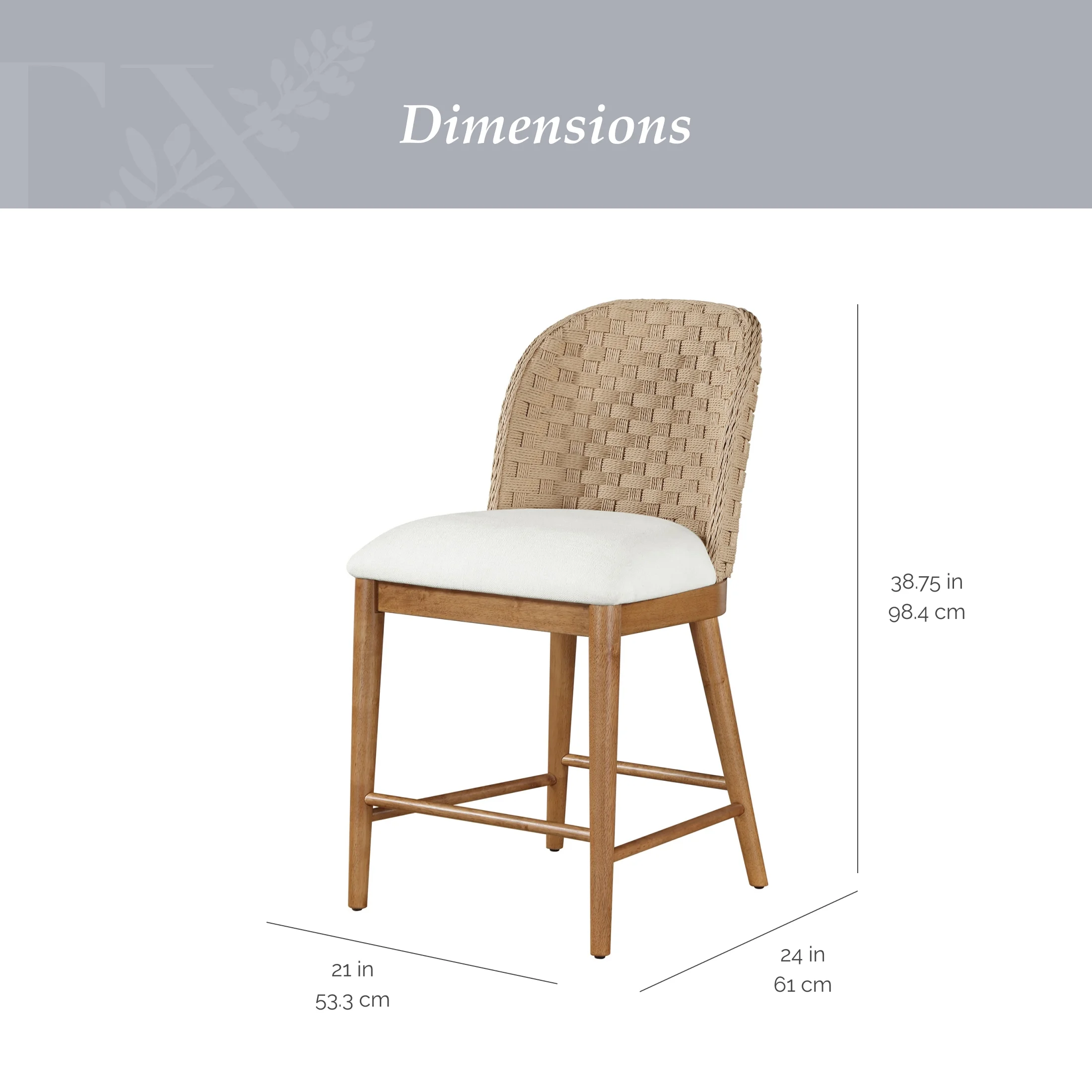 Saylor Counter Height Barstools, Set of 2 - Image 4