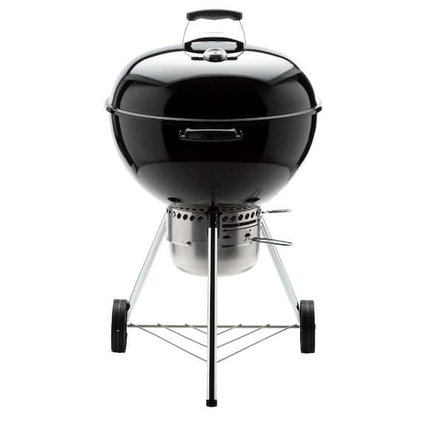 22 in  Original Kettle Premium Charcoal Grill in Black with Built In Thermometer