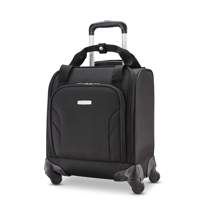 Black / White / Black Spinner Underseater with USB Port Underseat Luggage | 7152-YTKVM - SAMSONITE OUTLET