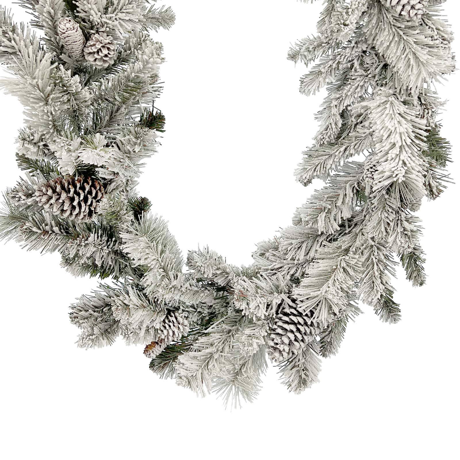 6ft Flocked Jumbo Pinecone Garland by Ashland | Michaels