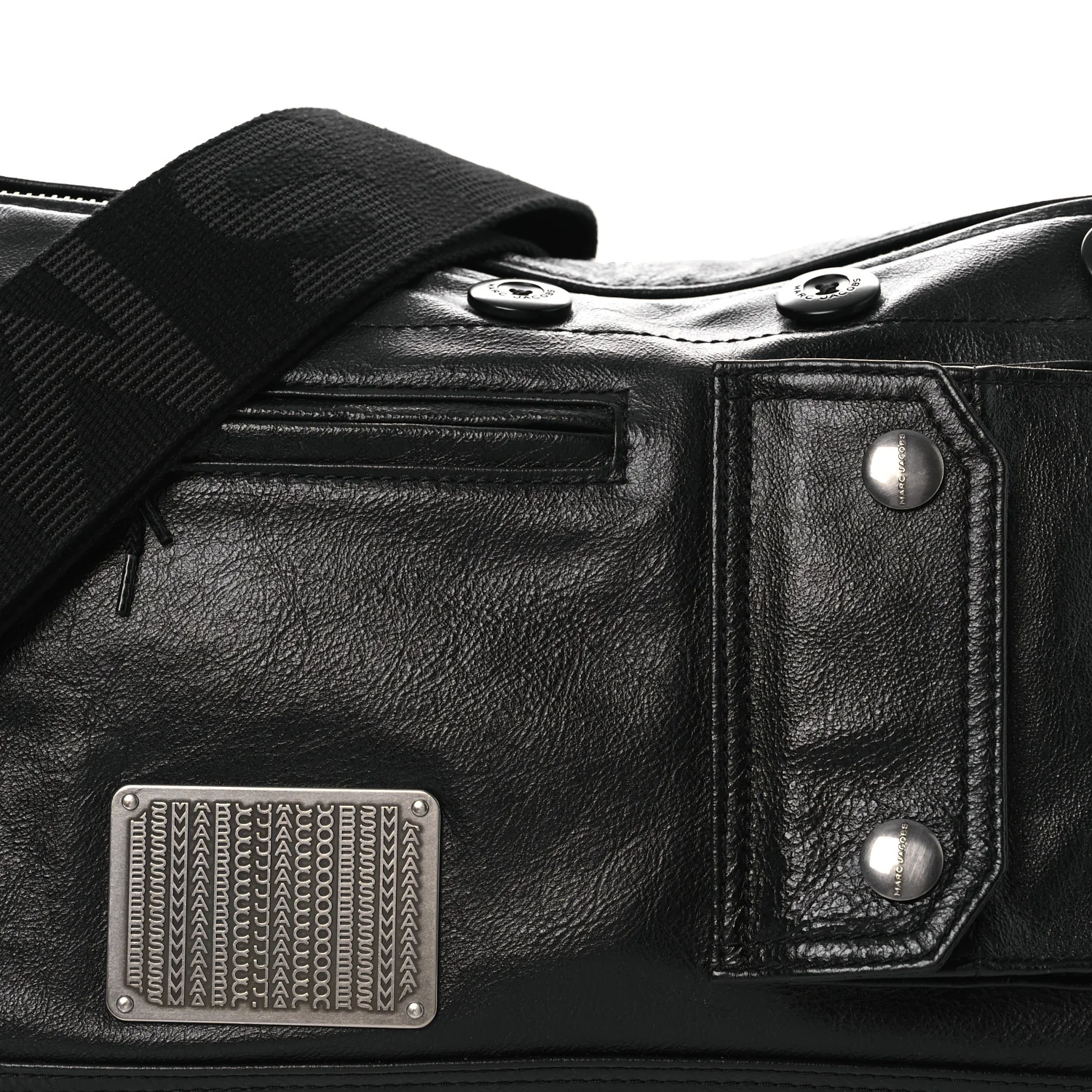 Goatskin The Large Cargo Bag Black
