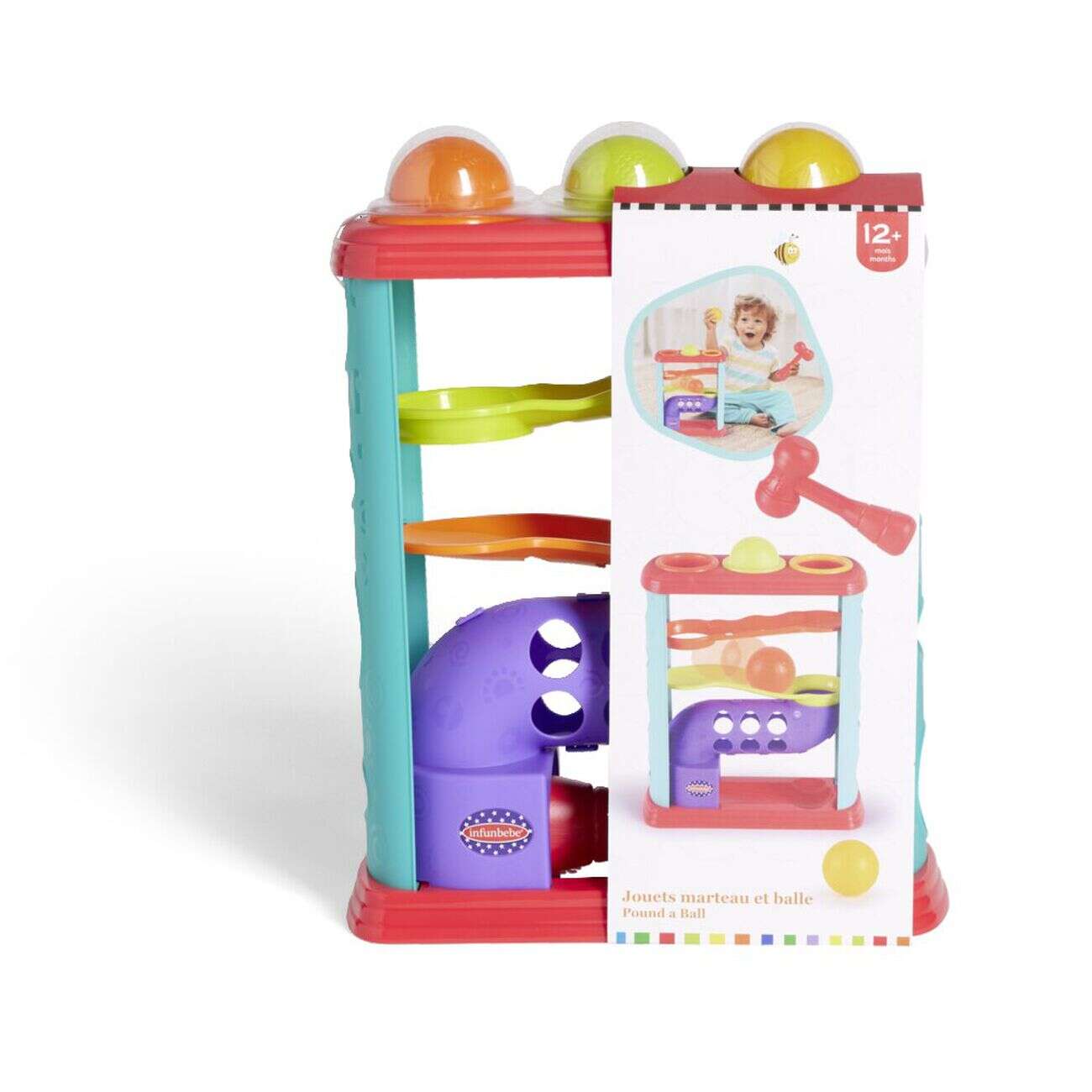 Jeu de marteau 1er âge 24,5x10,5xH31,7cm