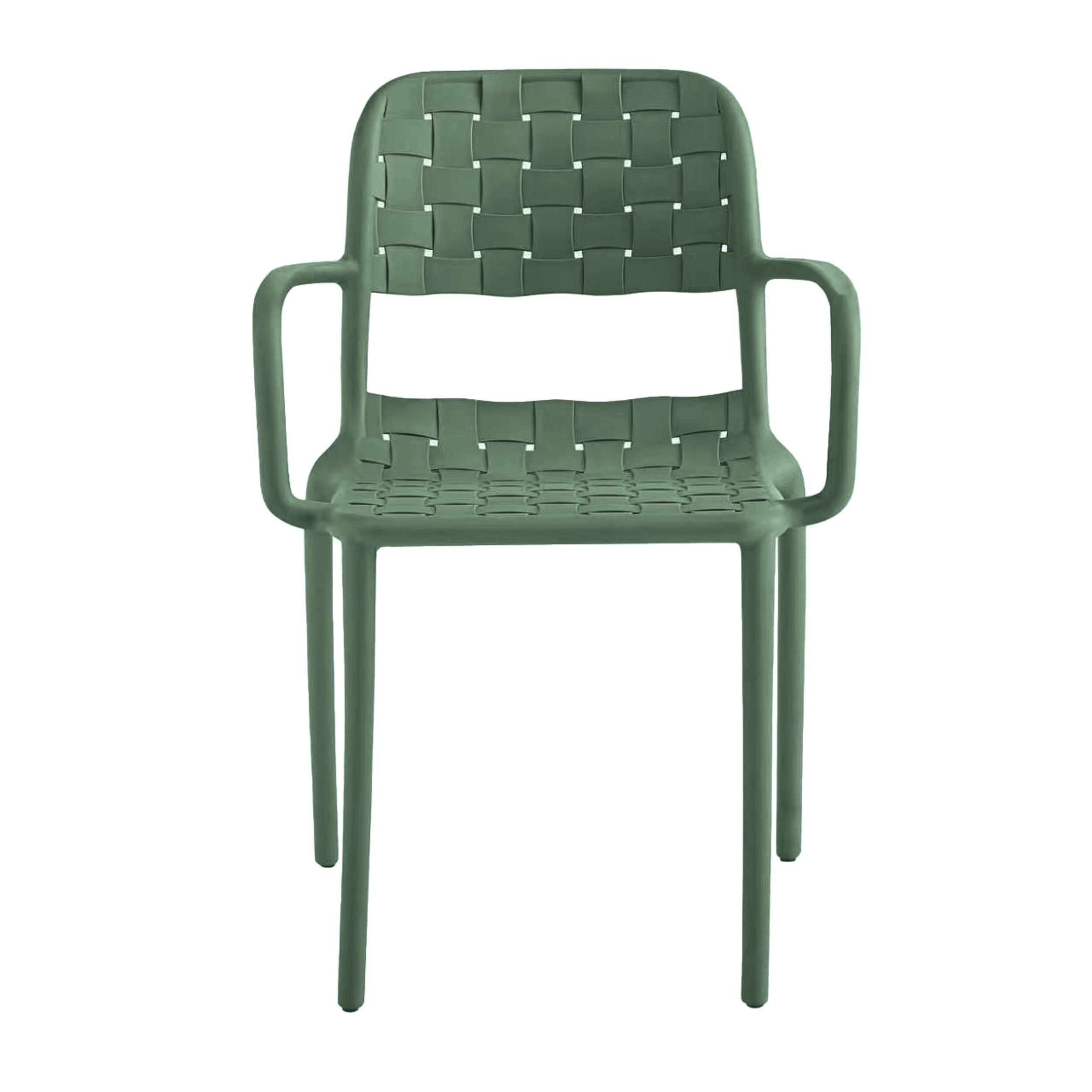 Em Weave Dining Chair Fennel Green