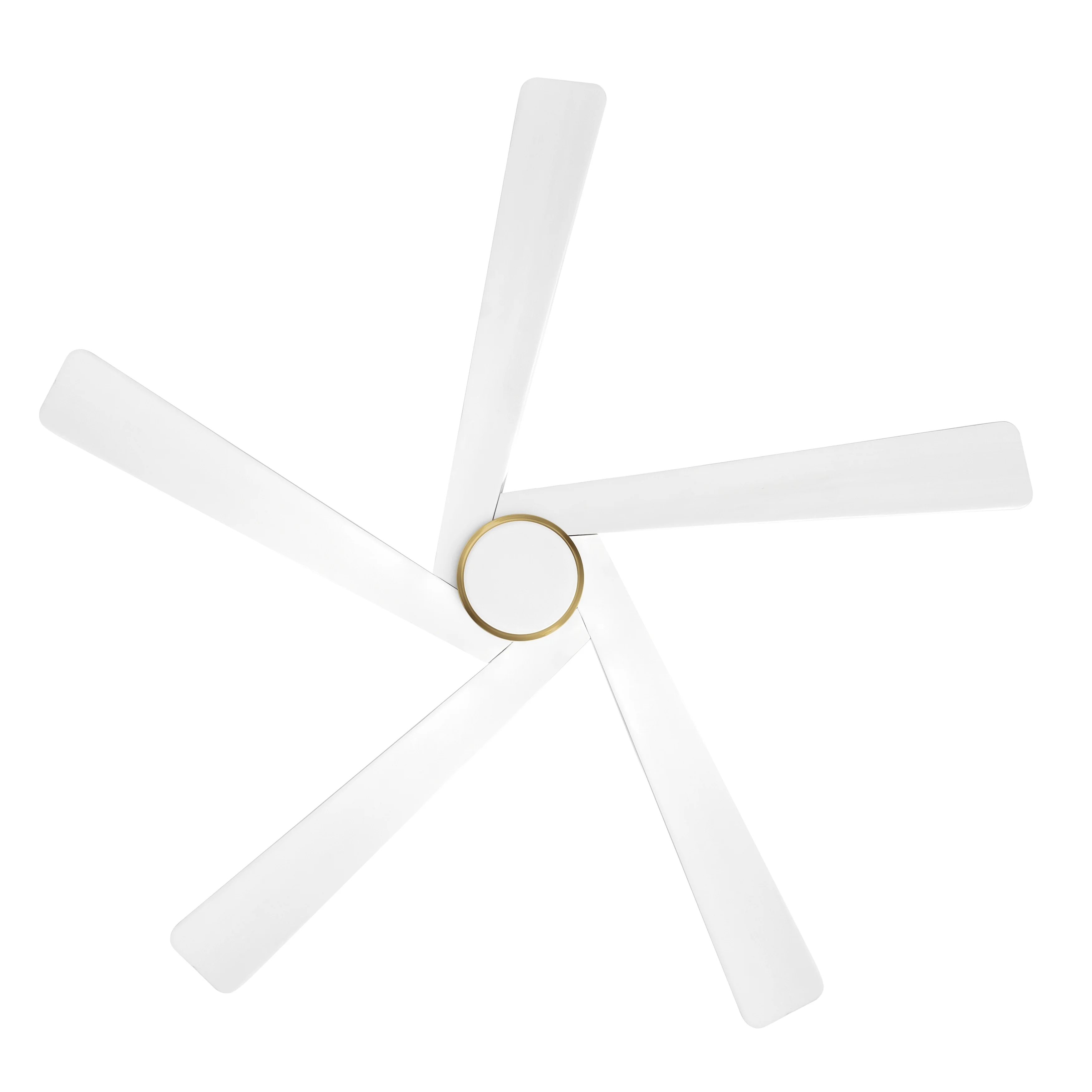 54 DC Ceiling Fan with Lights and Remote Control, 5 Reversible Carved Wood Blades Brass/Black(Brass/Black) - Image 10