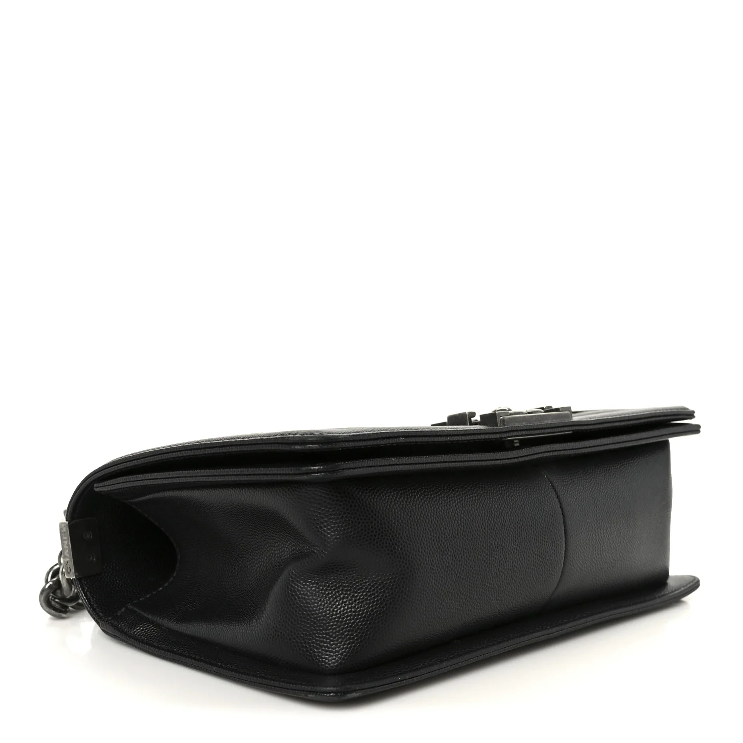 Caviar Quilted Medium Boy Flap Black