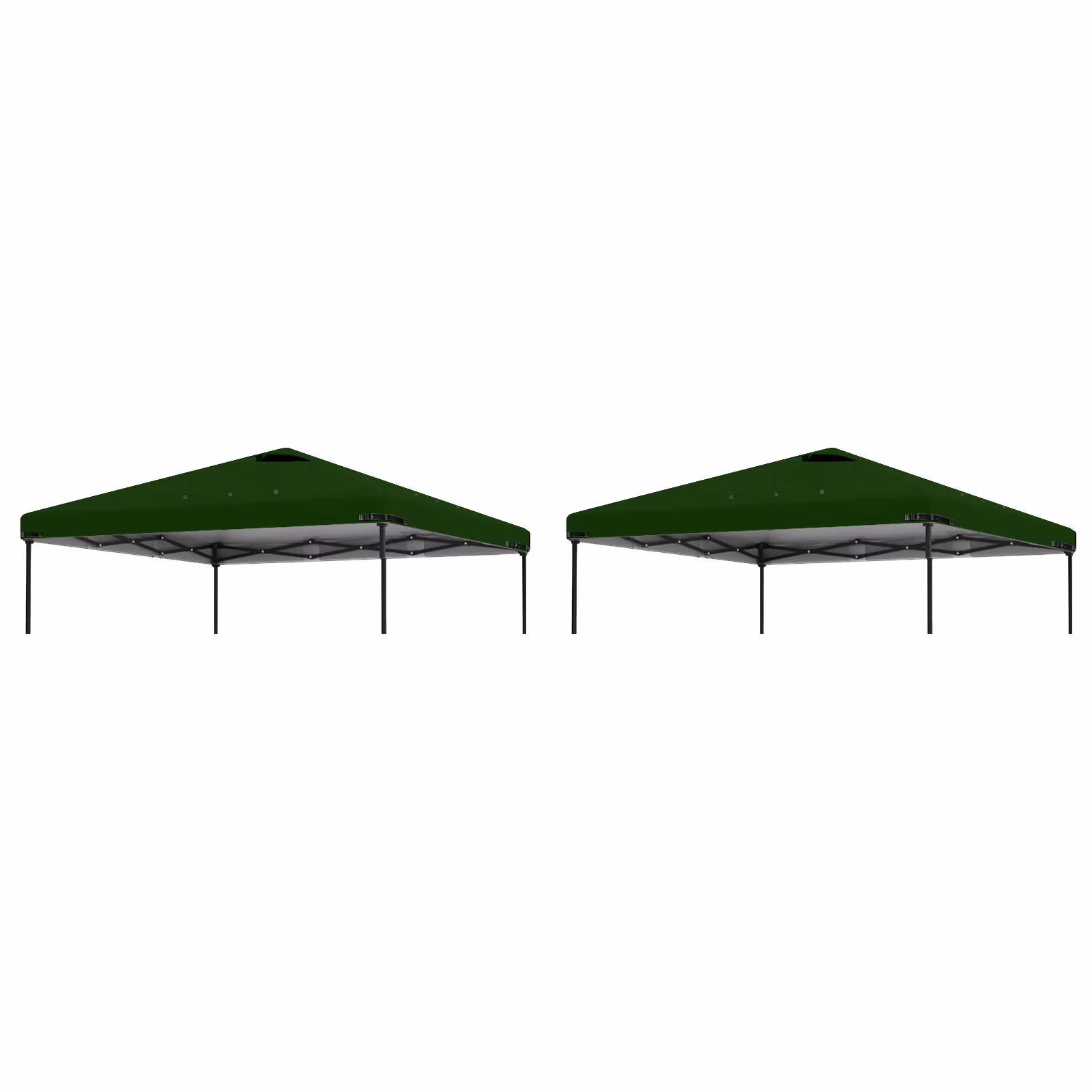 Home Decor 2Pcs 10X10Ft Replacement Cover Tier Gazebo Roof Sunshade Outdoor Cover Sunshade Patio Pavilion Protective Cover(302X302cm/2Pack Blue) - Image 5