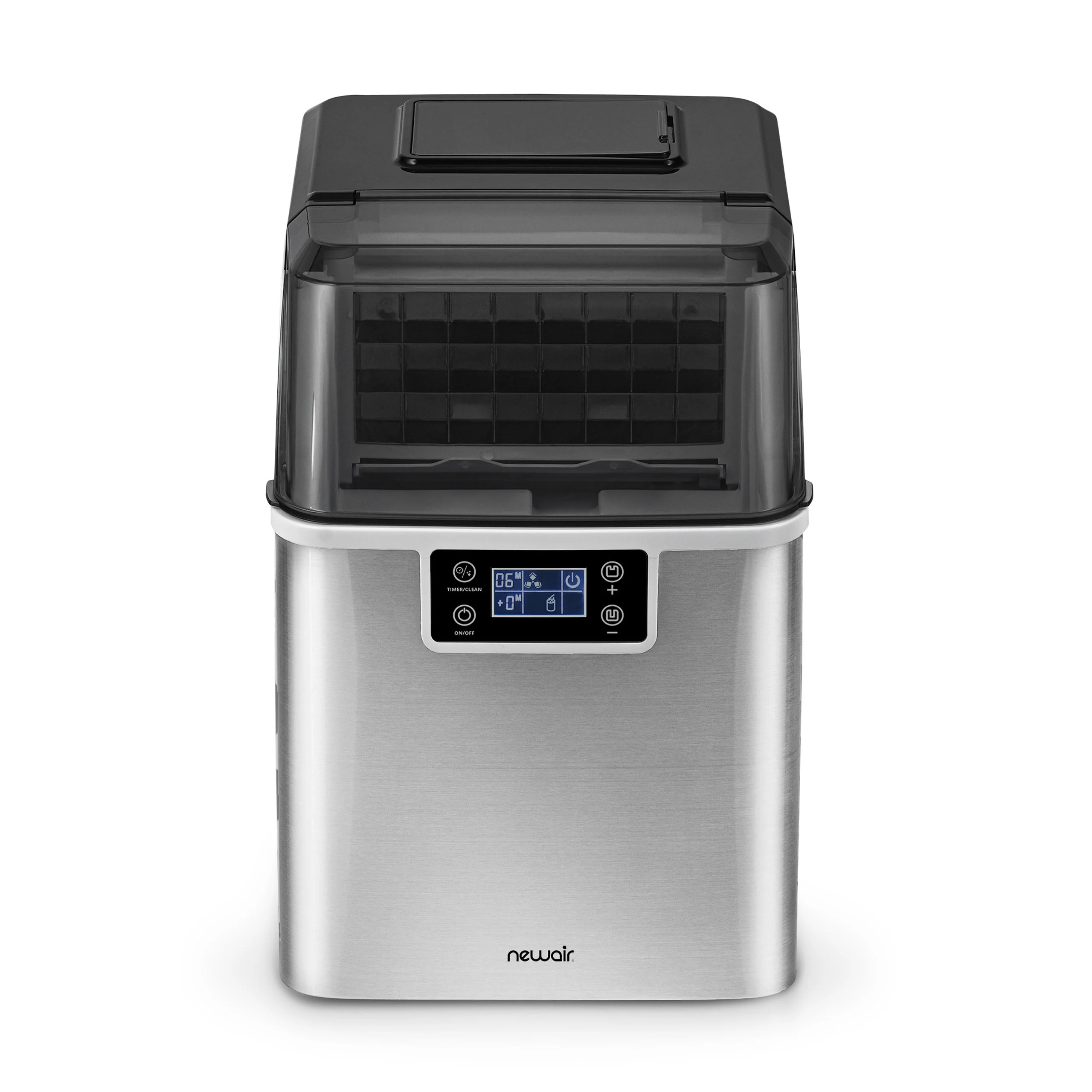 Newair Countertop Ice Maker. Clear Ice, 45 lbs/day - Stainless Steel