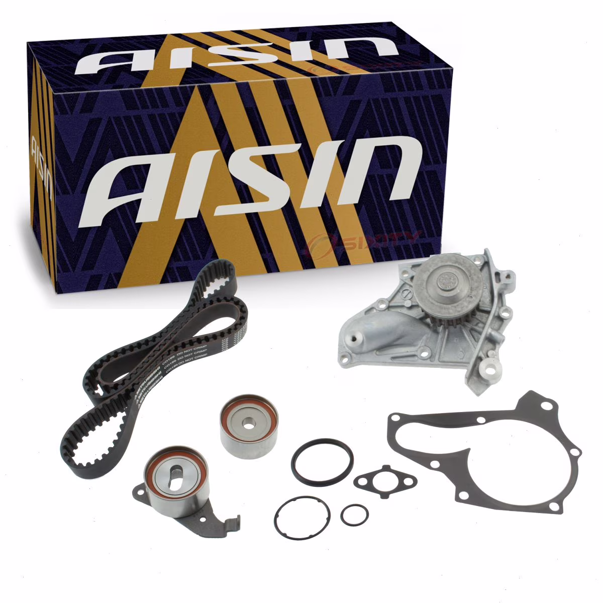 Timing Belt Kit w Water Pump compatible with Toyota Camry 2.0L 2.2L L4 1987-2001