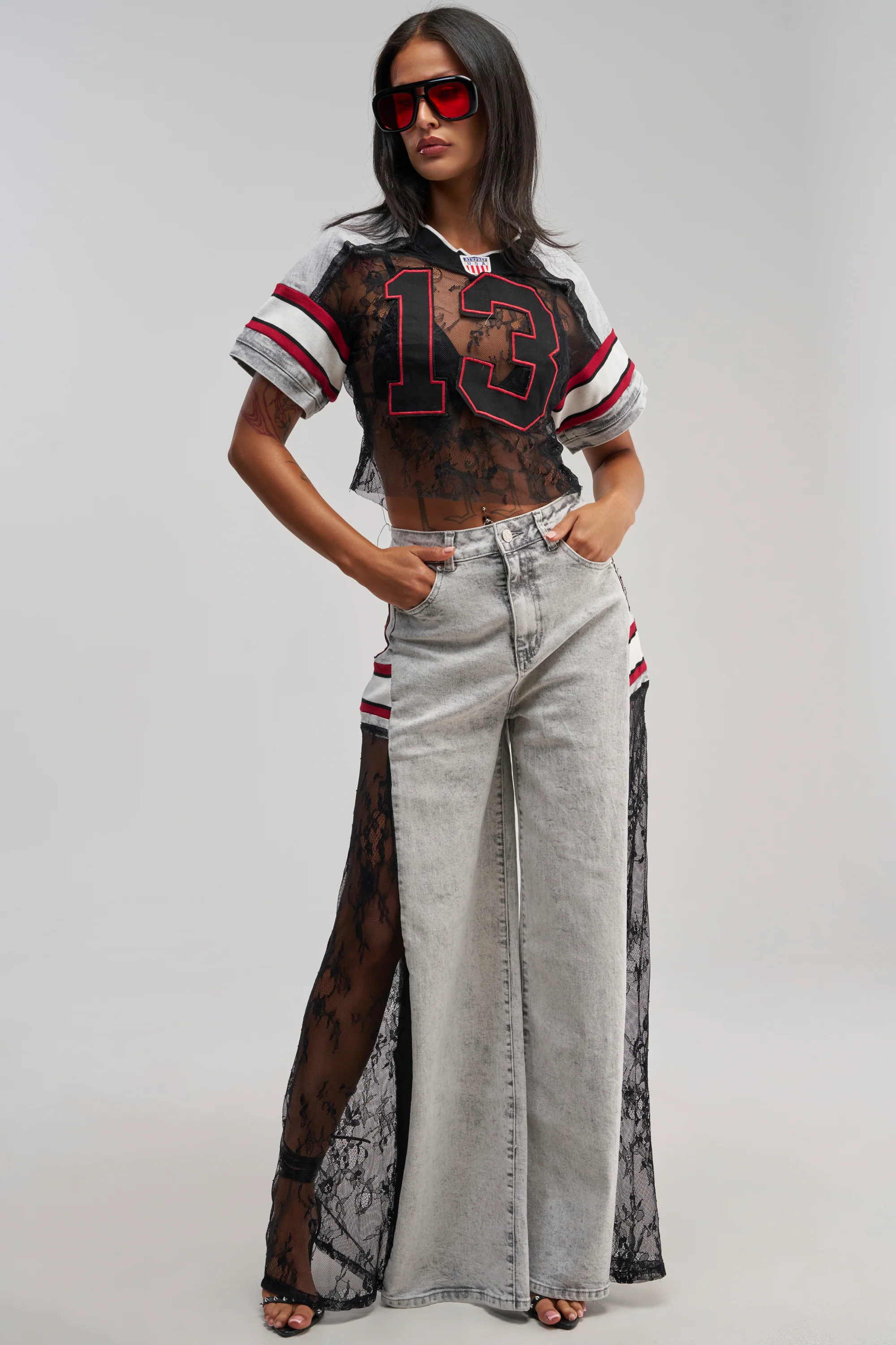 VARSITY SQUAD RELAXED DENIM - Akira Store