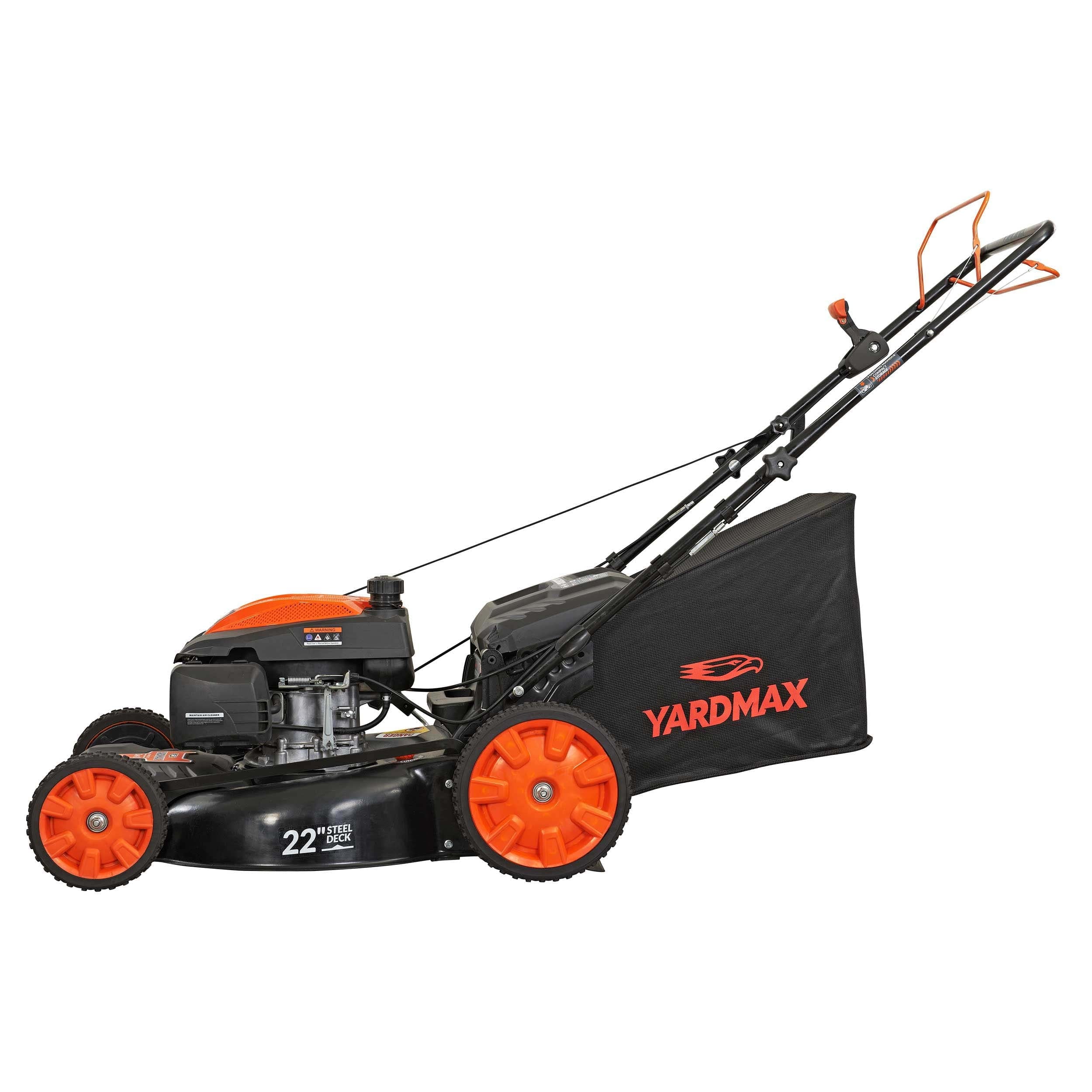 22 in 201cc SELECT PACE 6 Speed CVT High Wheel FWD 3 in 1 Gas Walk Behind Self Propelled Lawn Mower Image 4