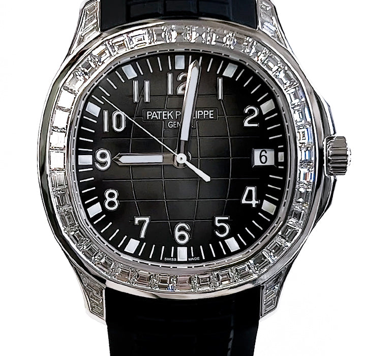 【Super Clone】Patek Philippe Aquanaut Diamond Bezel 5167/300G-010