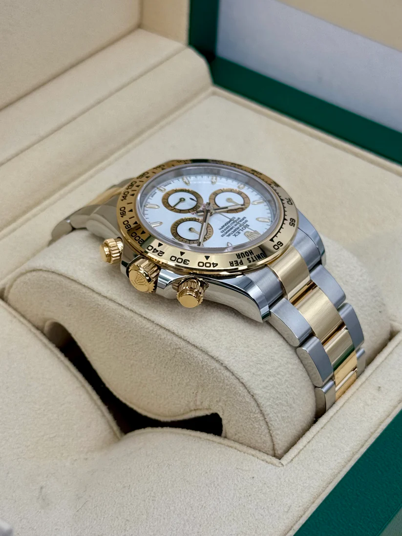 [Super Clone]Rolex Daytona 40mm Two-Tone white Dial  m126503-0001