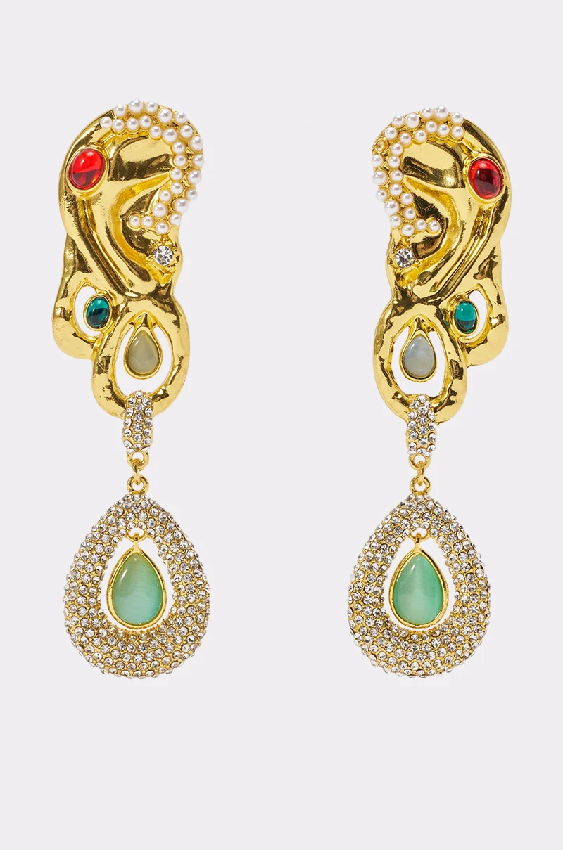 AN EARFUL DROP EARRINGS - Akira Store