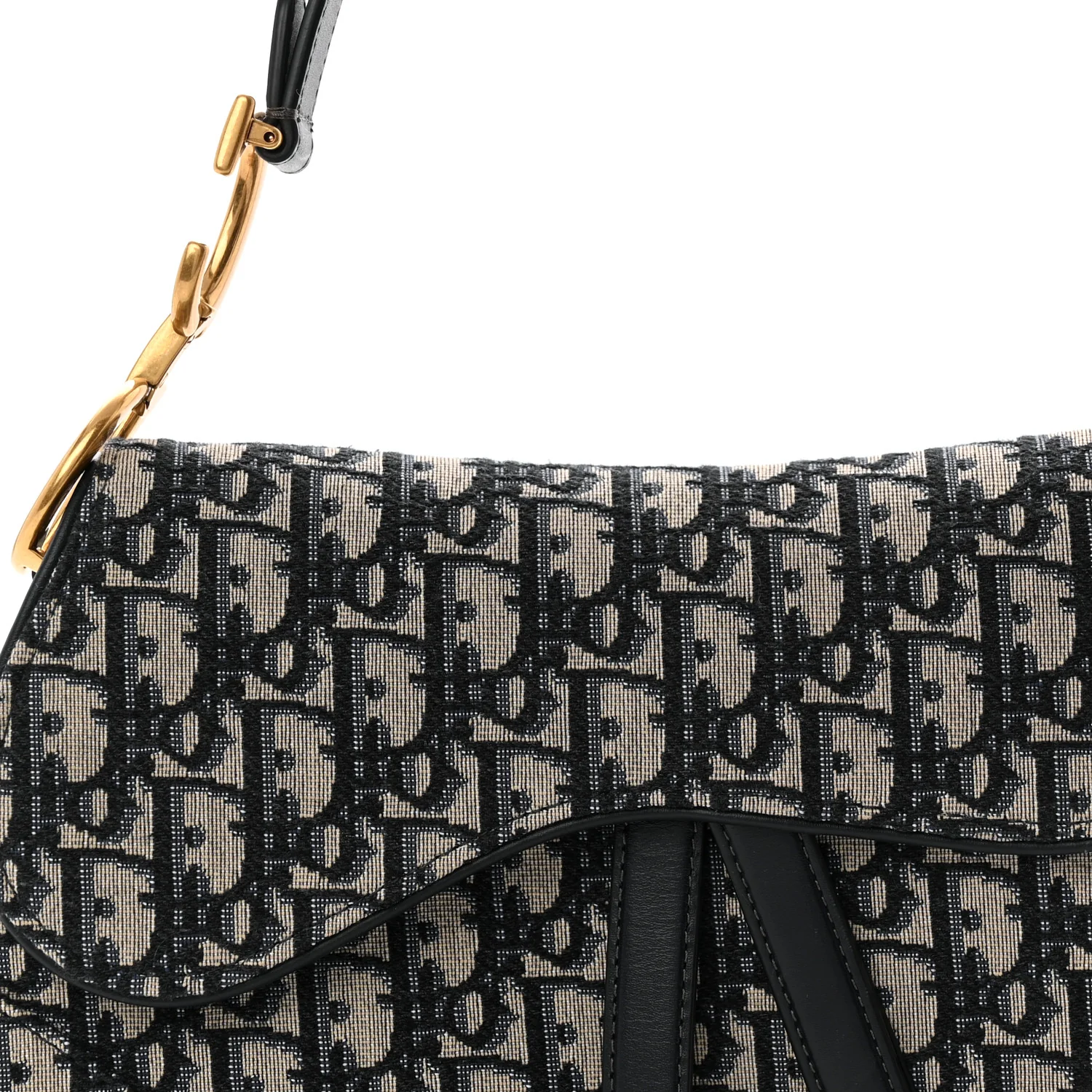 Oblique Saddle Bag Blue