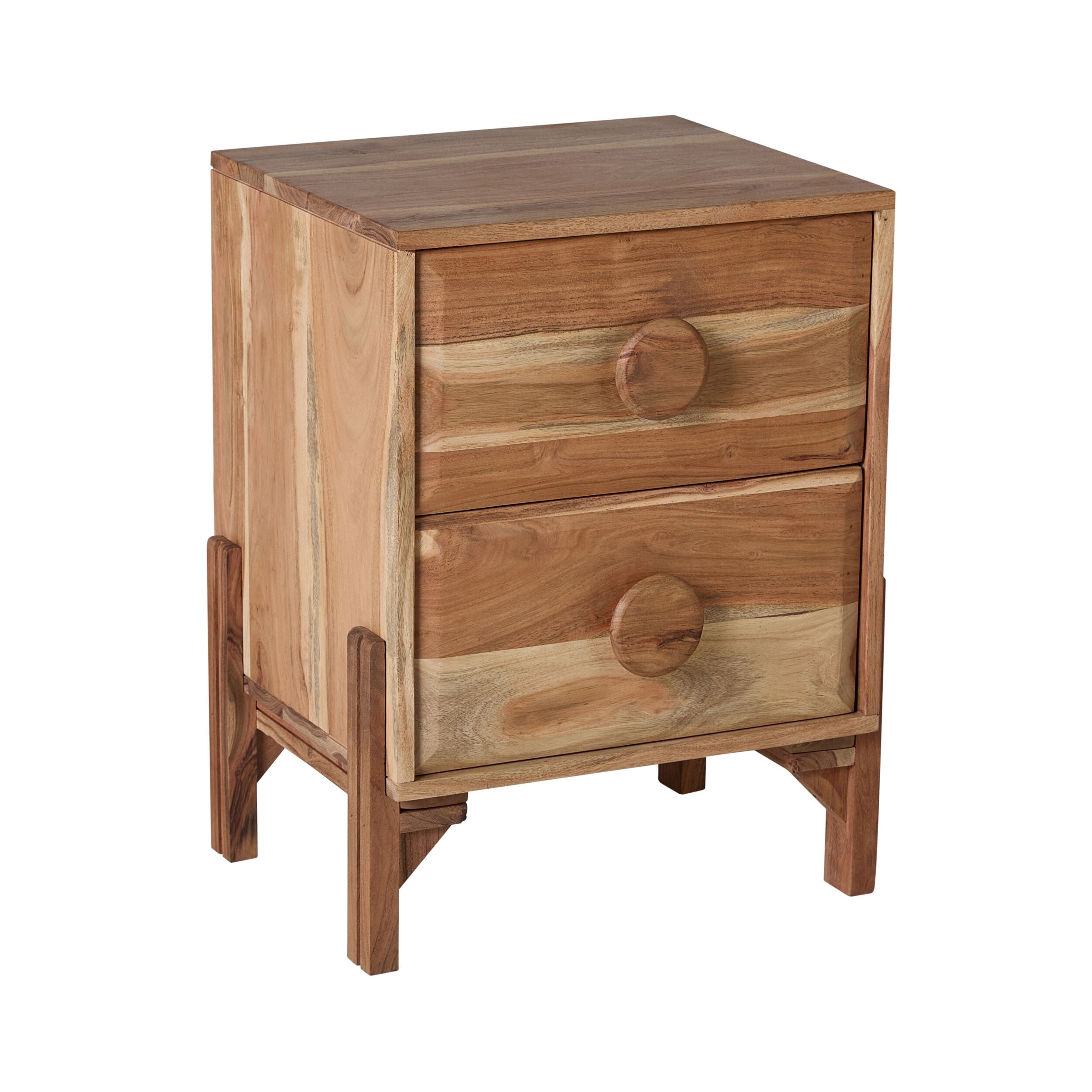 Fig 2 Drawer Bedside Table