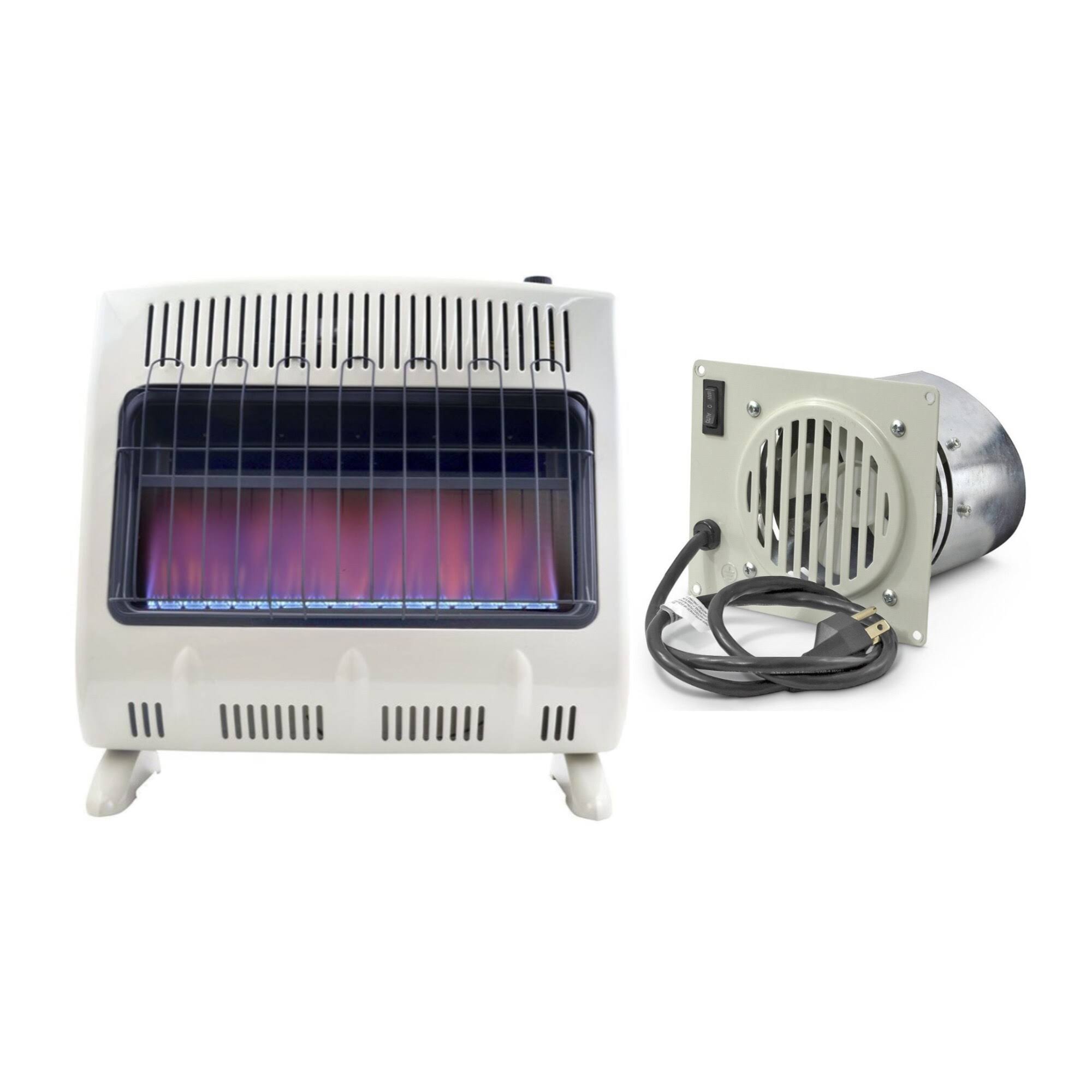 Mr. Heater 30,000 BTU Vent Free Blue Flame Natural GAS Heater with Blower