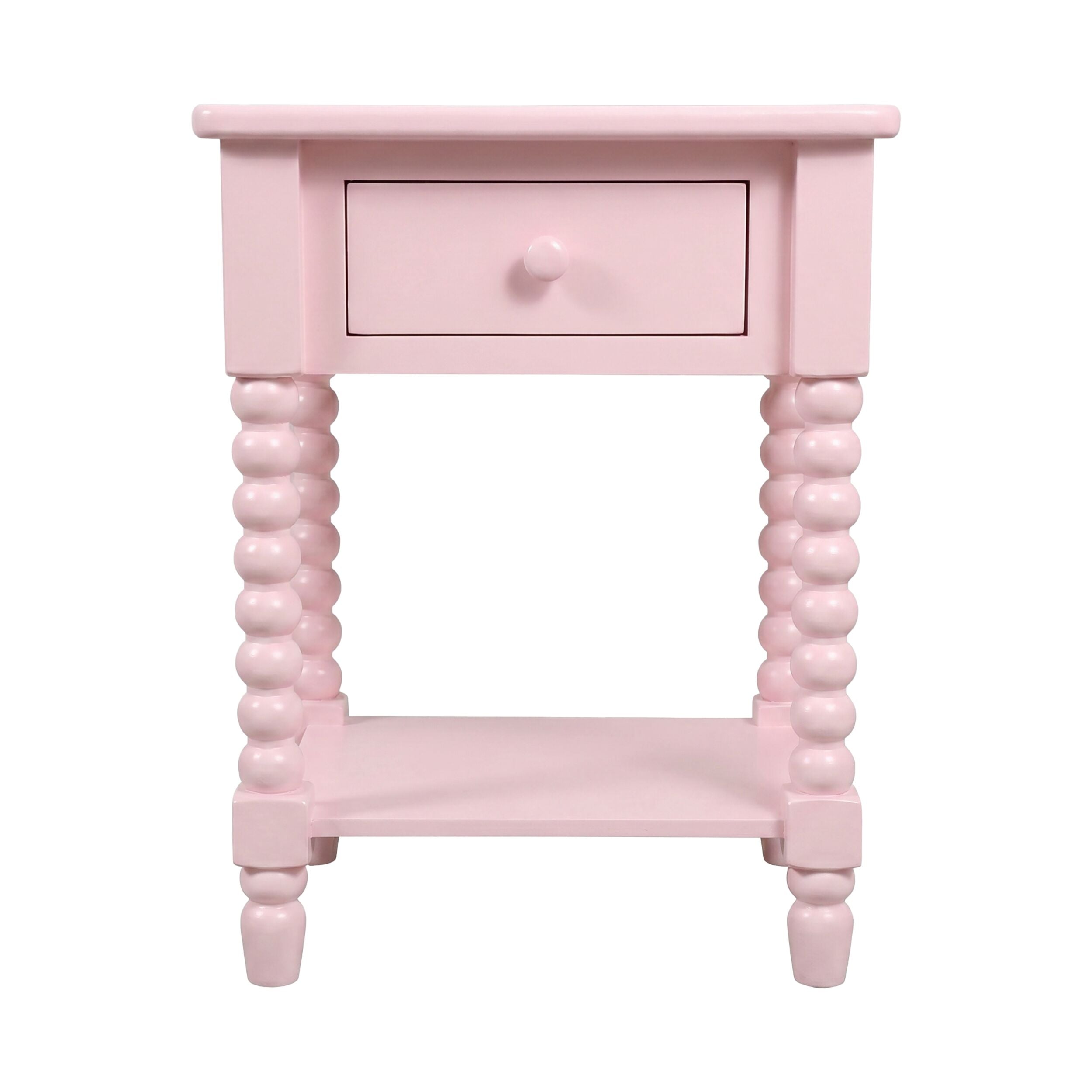 Maisie 1 Drawer Bedside Pink