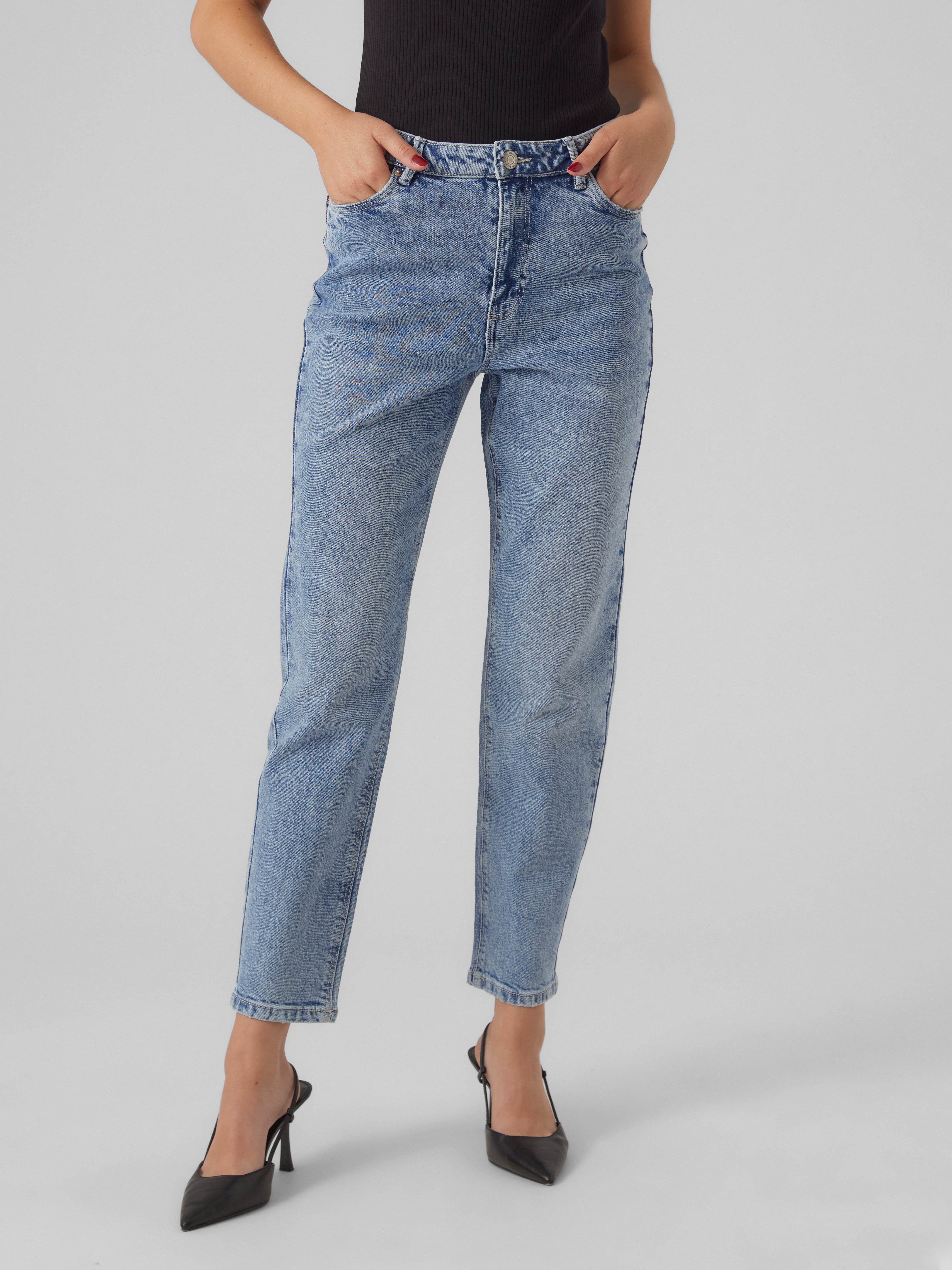 VERO MODA® VMLINDA High rise Mom Fit Jeans