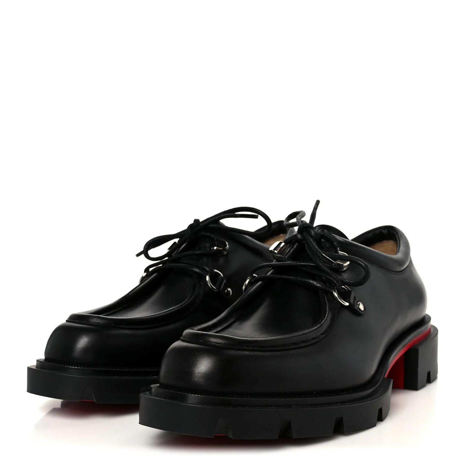 Calfskin Our Pabelito Mens Leather Derby 43.5 Black