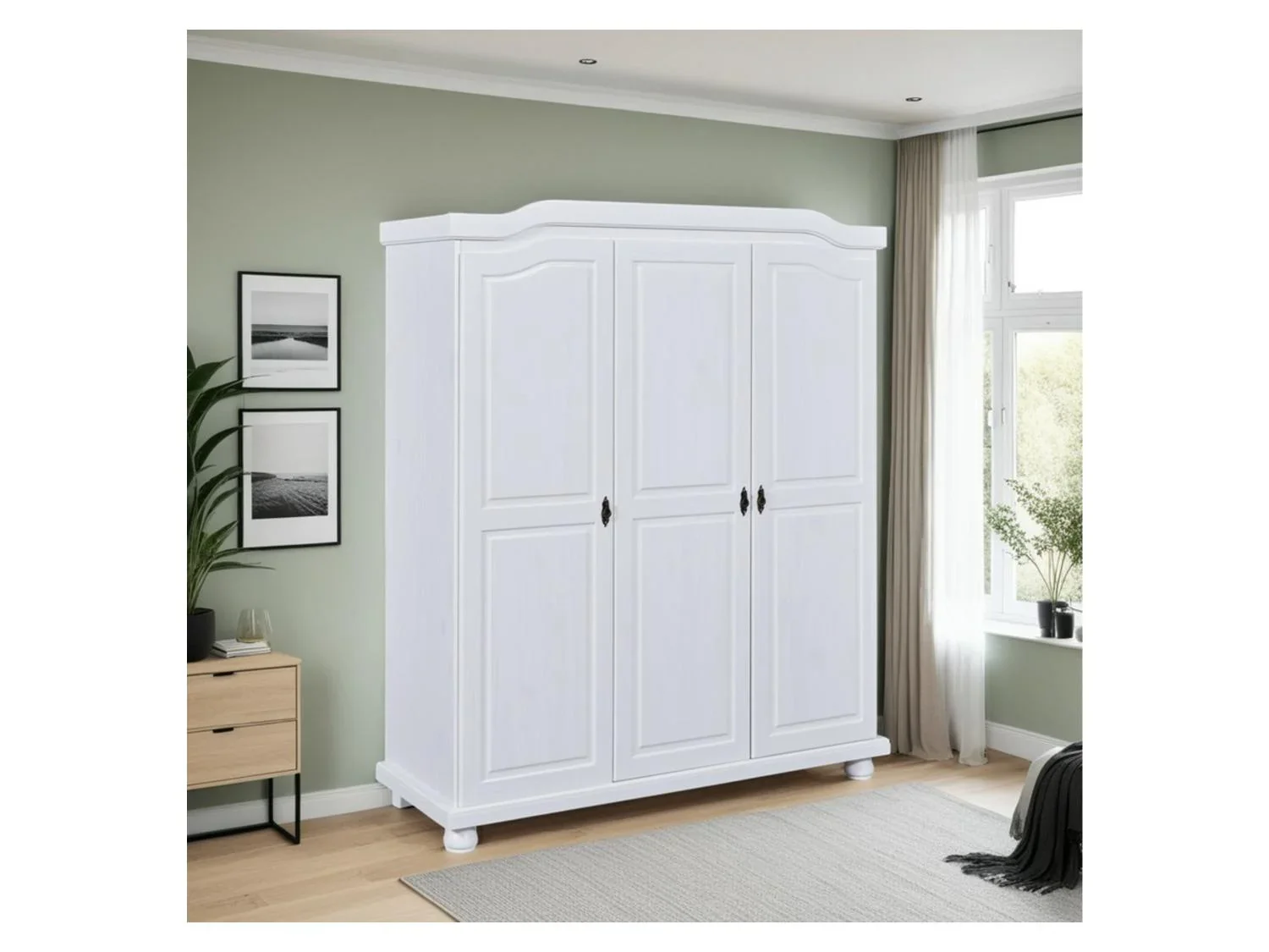 Inter Link Armoire en bois massif