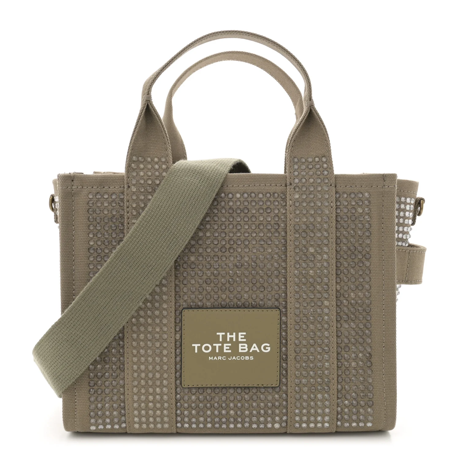 Crystal Canvas Small The Tote Bag Slate Green