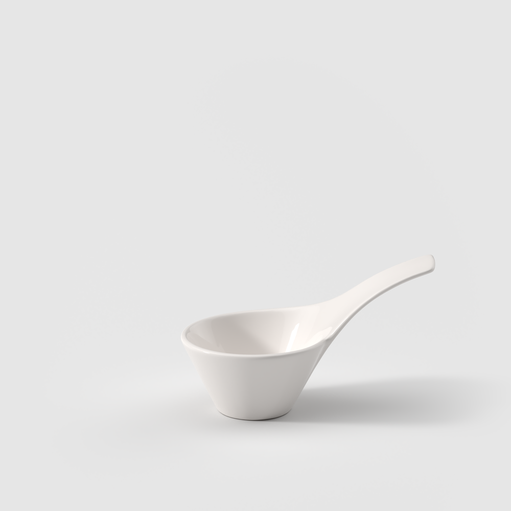 NewWave Dipping bowl - White, 1.4 oz, Premium Porcelain