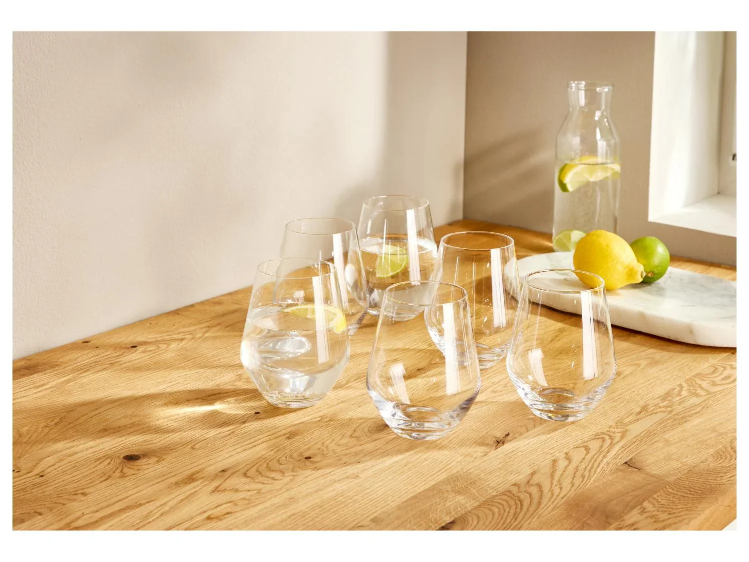 SILVERCREST Lot de 6 verres en cristal