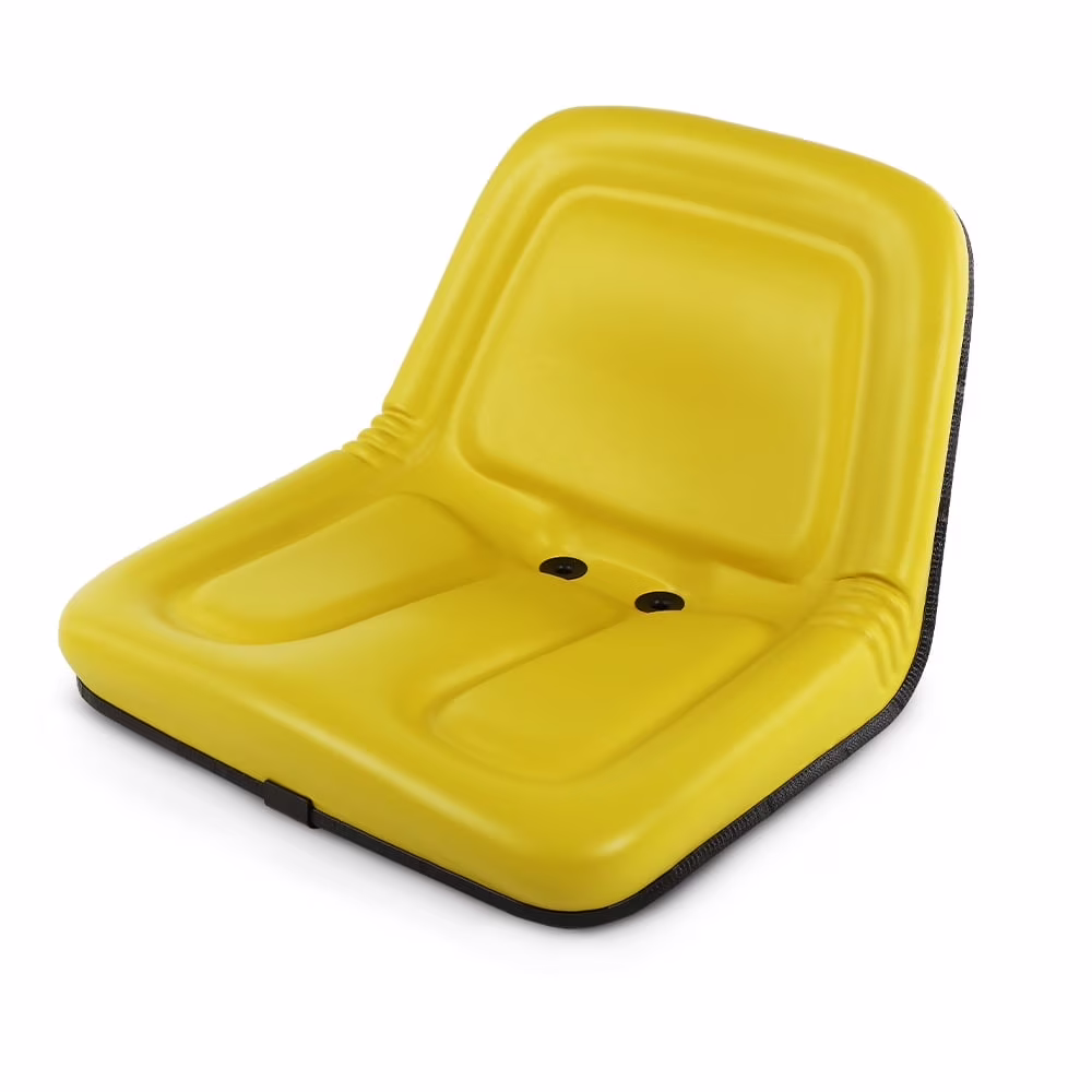 G-Plus Tractor Seat Yellow Fit For John Deere Lawn Mower Garden 318 322 330 332 400 420 430