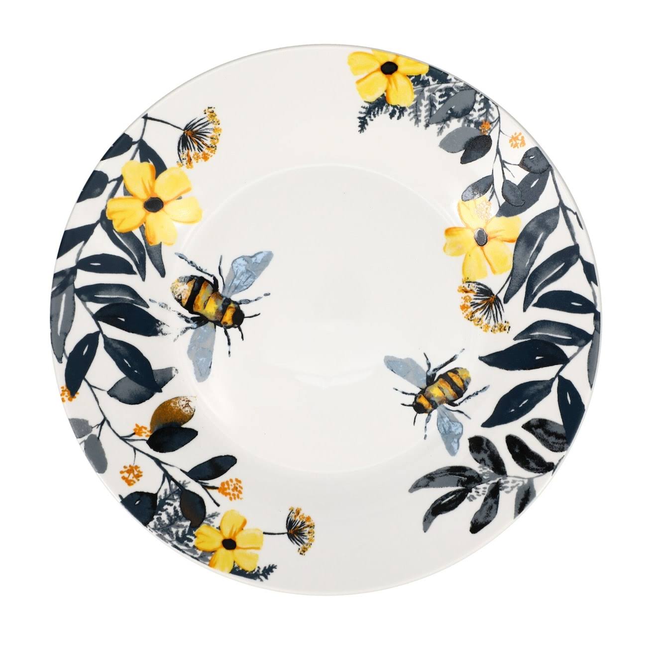 Royal Norfolk Ceramic Bee Plates, 10.5 in.