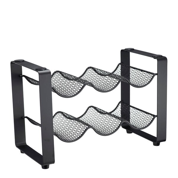 WineNest vinstativ 6 flasker svart