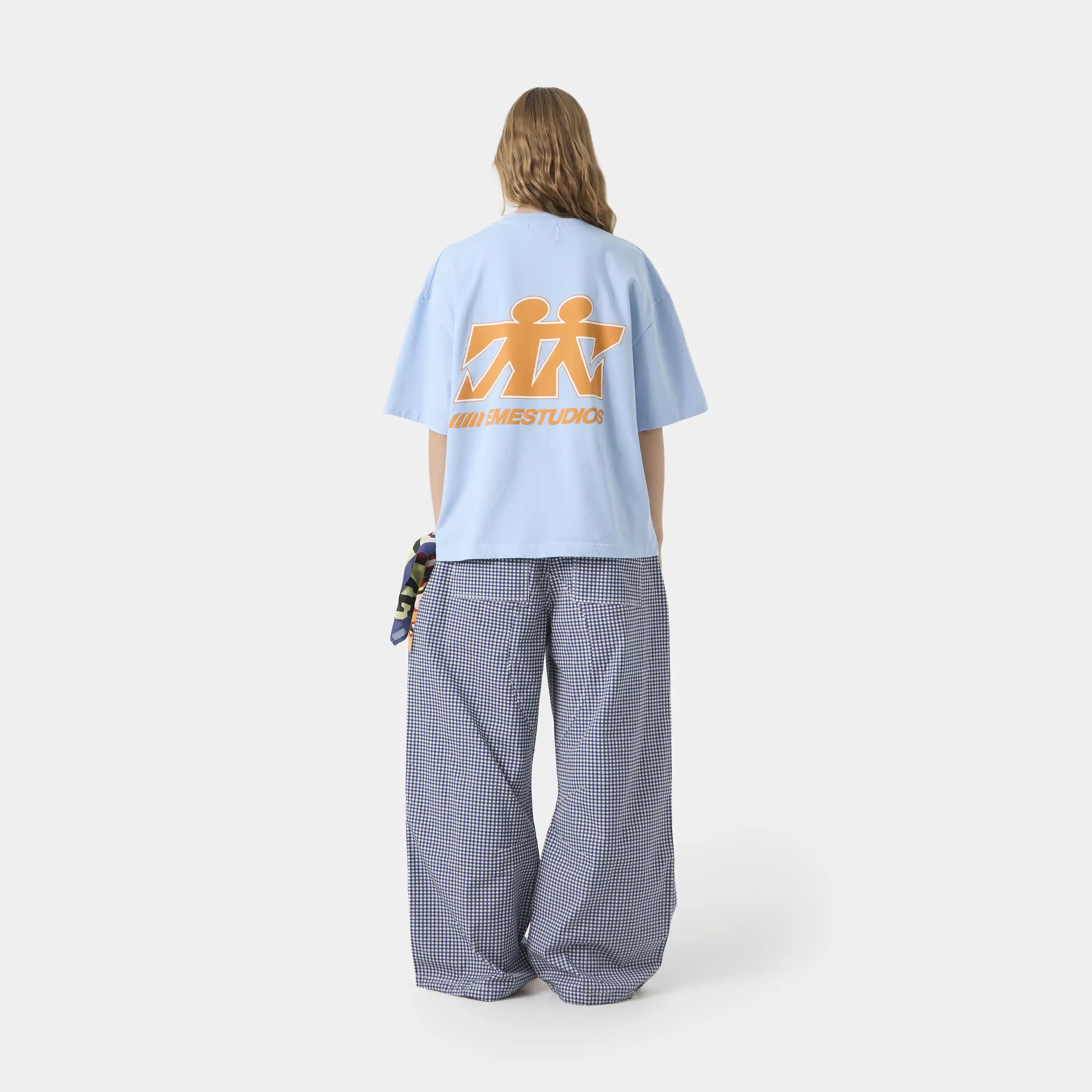 Mbuddy Blue Oversized Tee