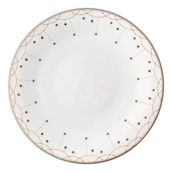 Julemorgen Girlander tallerken 25 cm