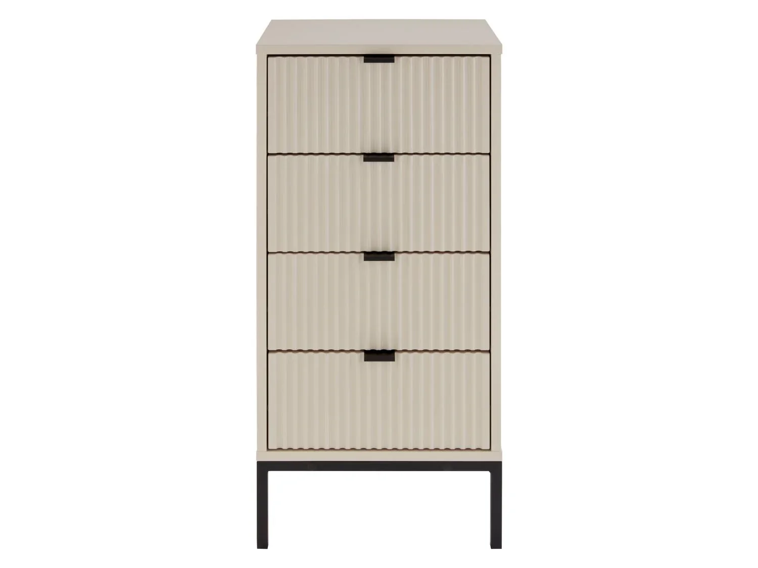 LIVARNO home Commode, 40 x 33 x 84,9 cm, beige/noir